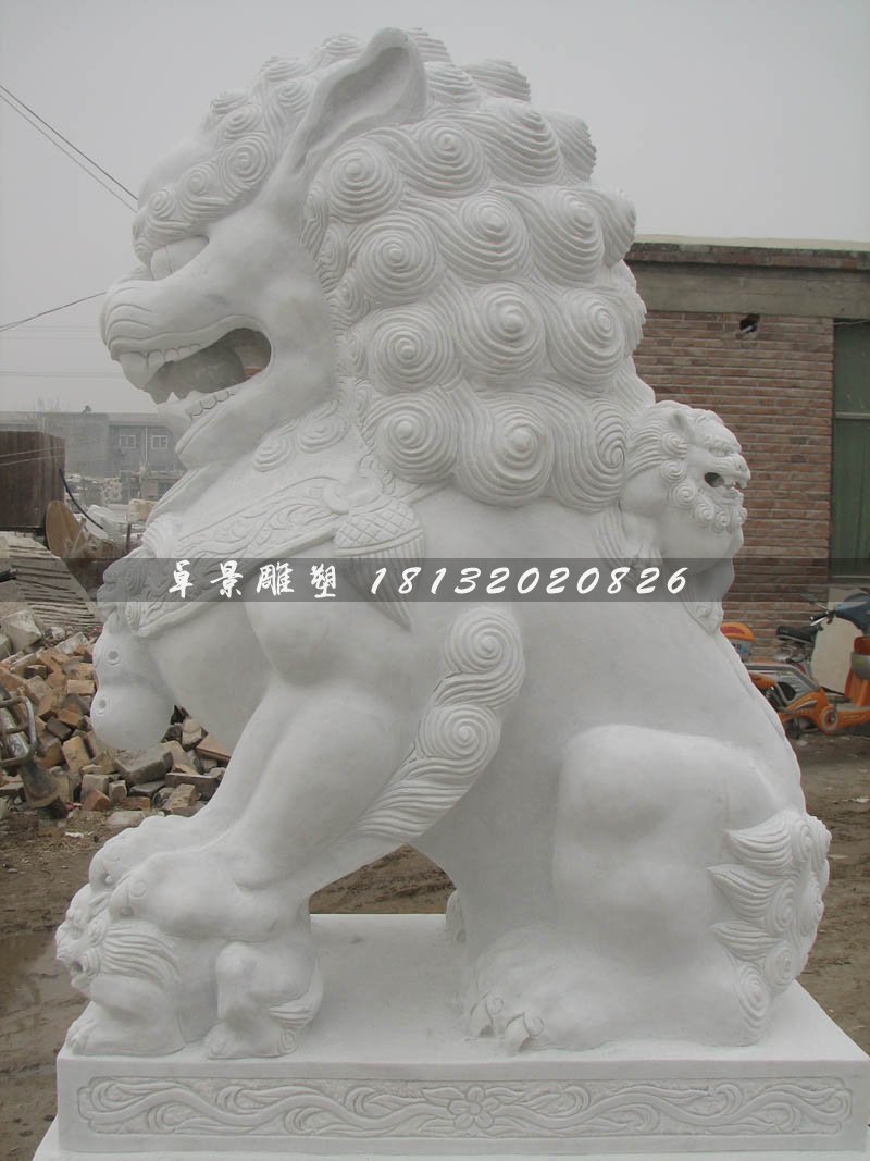 獅子石雕，石頭獅子，曲陽獅子