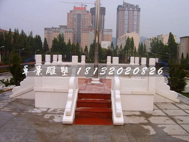學校升旗臺，漢白玉升旗臺，學校白玉石升旗臺