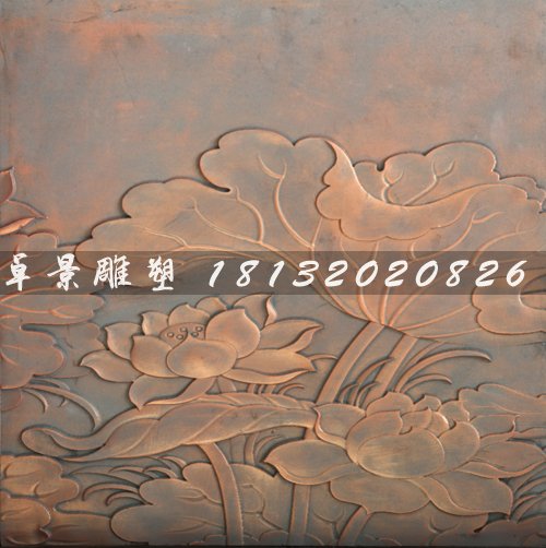 鍛造荷葉雕塑，銅荷葉雕塑