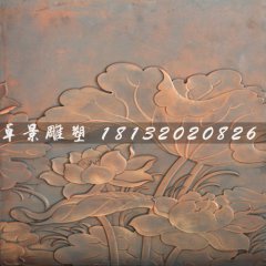 鍛造荷葉雕塑，銅荷葉雕塑