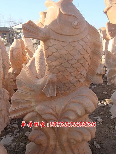 石雕魚，石頭魚石雕
