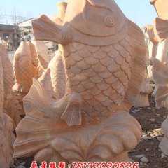 石雕魚(yú)，石頭魚(yú)石雕