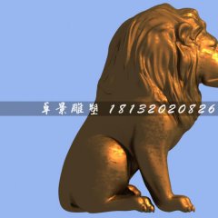 歐式銅獅子，鑄銅獅子雕塑