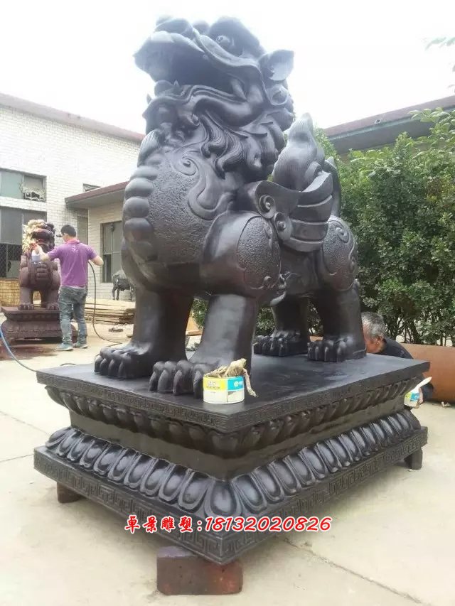 銅麒麟，銅雕麒麟，鑄銅麒麟雕塑