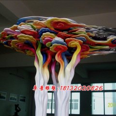 不銹鋼彩色雕塑，彩繪雕塑