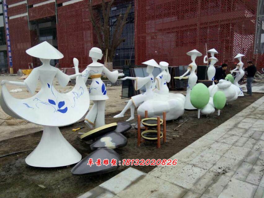 不銹鋼人物雕塑，不銹鋼人雕塑 (2)