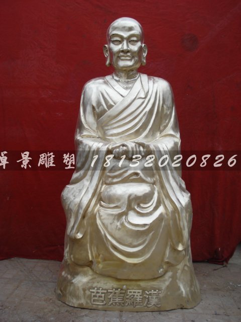 十八羅漢銅雕，鑄銅十八羅漢雕塑 (8)