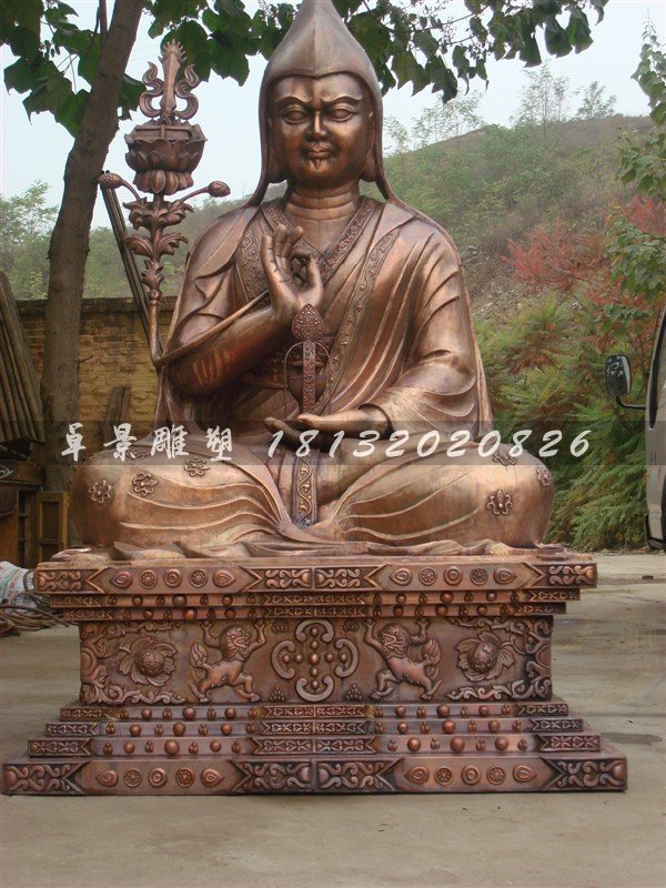 西藏佛銅雕，鑄銅西藏佛雕塑