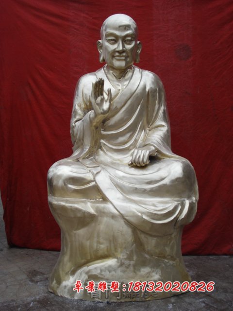十八羅漢銅雕，鑄銅十八羅漢雕塑 (5)