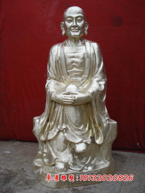十八羅漢銅雕，鑄銅十八羅漢雕塑 (7)
