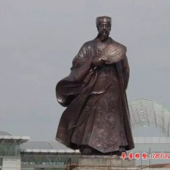 諸葛亮銅雕，人物銅雕