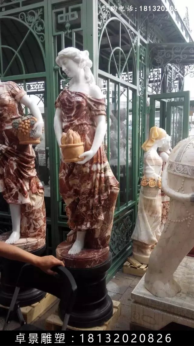 西方人物石雕，西方美女石雕 (7)