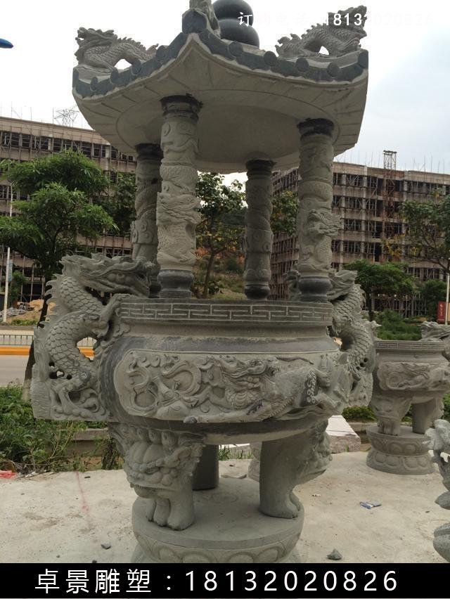 石香爐，仿古石香爐