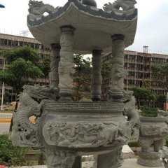 石香爐，仿古石香爐
