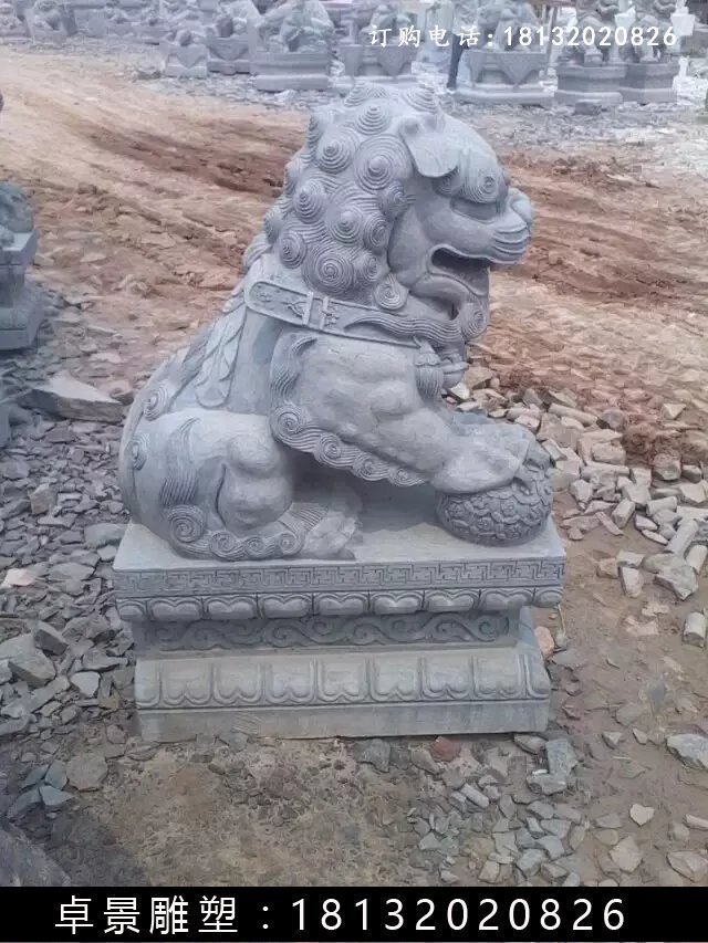 北京獅石雕，仿古北京獅雕塑 (2)