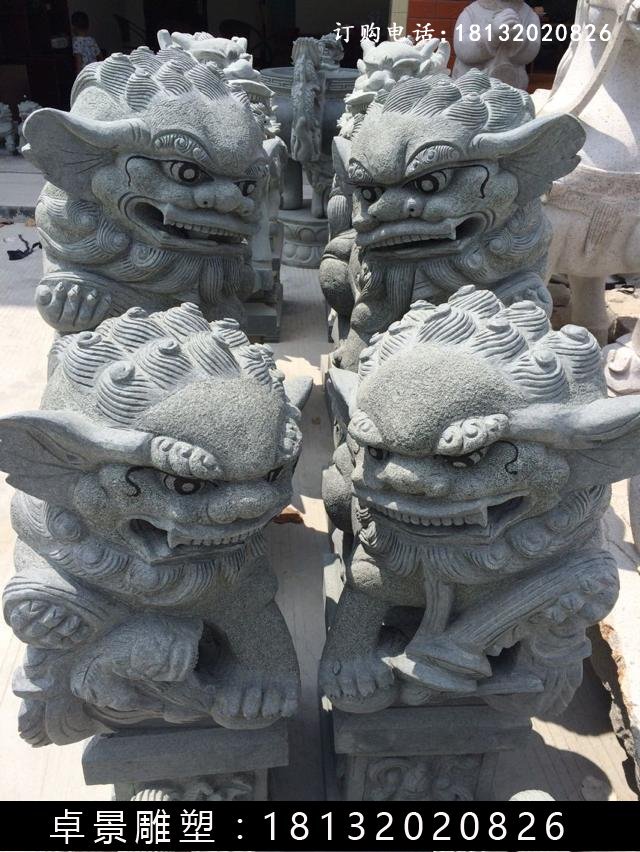 獅子石雕，仿古獅子雕塑 (2)