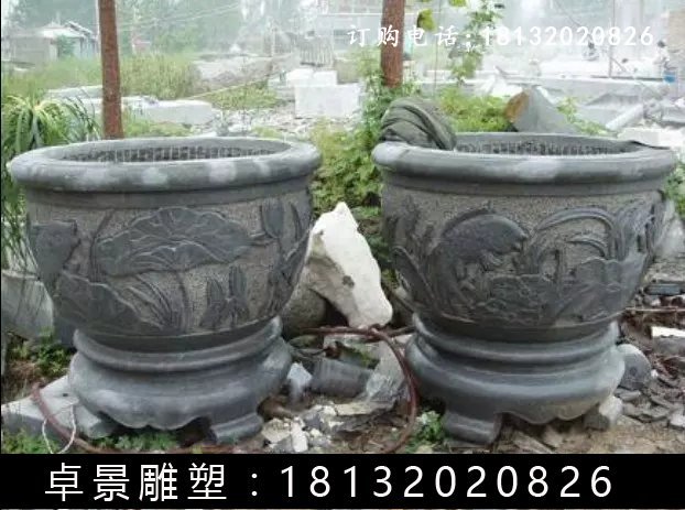 石水缸，仿古石水缸 (5)