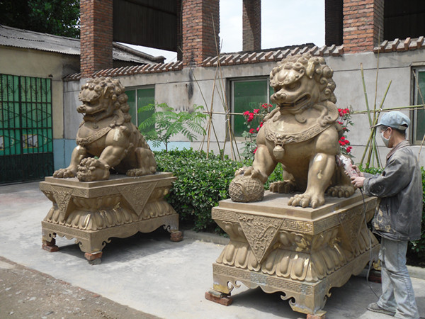 北京獅銅雕，獅子銅雕，鑄銅獅子雕塑
