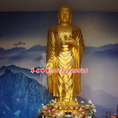 佛像銅雕，鎏金佛像銅雕