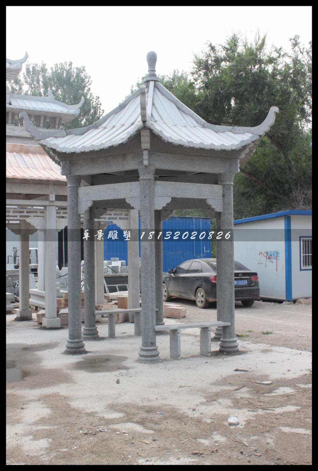 石涼亭，公園石涼亭 (1)