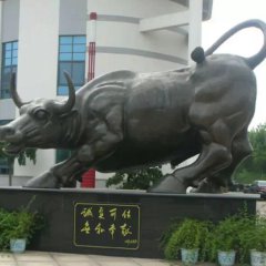 銅雕牛，孺子牛銅雕