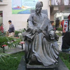 諸葛亮銅雕，歷史名人銅雕