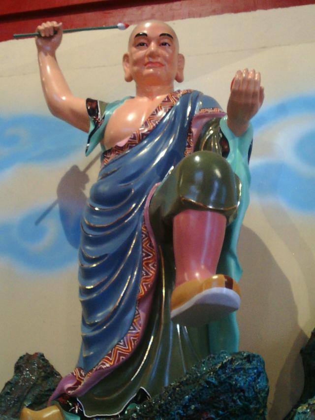 玻璃鋼十八羅漢雕塑，玻璃鋼彩繪羅漢雕塑 (2)
