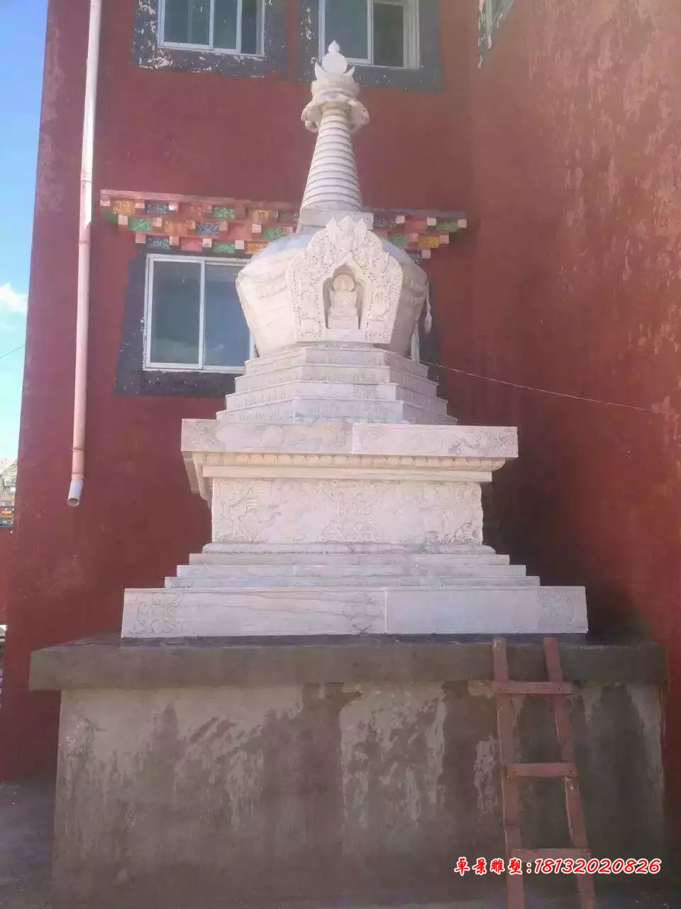 白塔石雕，漢白玉白塔石雕 (3)