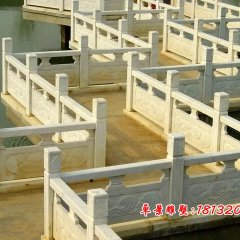 石欄桿石欄板，漢白玉石欄桿欄板