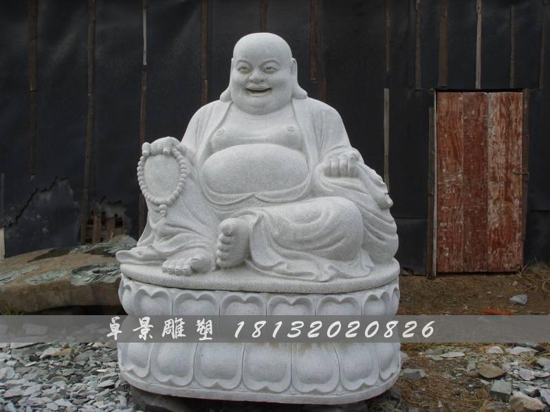 彌勒佛石雕，漢白玉彌勒佛石雕