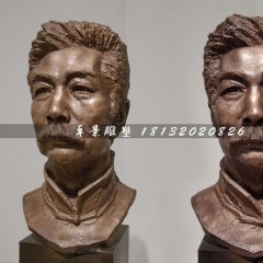 魯迅銅雕，校園名人銅雕
