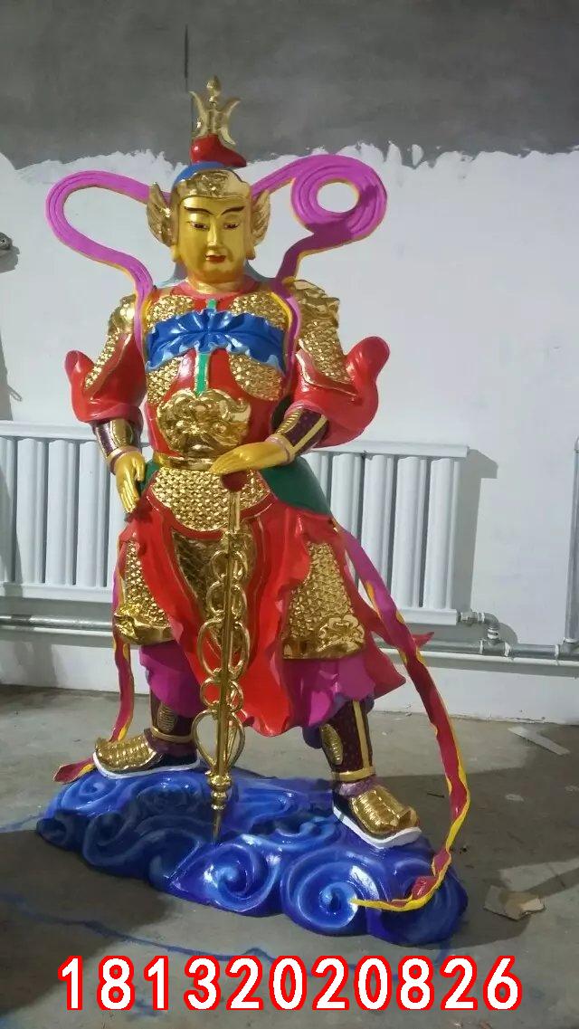 玻璃鋼韋佗雕塑，玻璃鋼韋佗護法雕塑 (5)