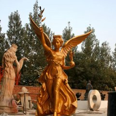和平女神銅雕，鑄銅和平女神雕塑