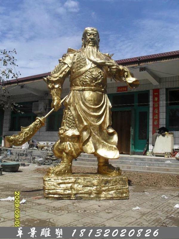 關(guān)公銅雕，鑄銅關(guān)公雕塑，關(guān)二爺銅雕