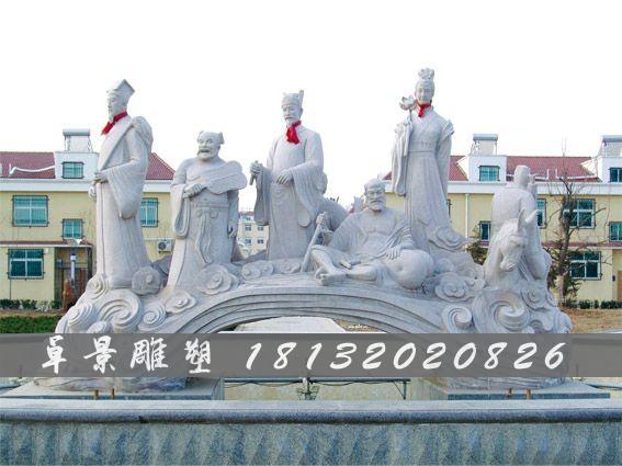 八仙過海石雕，人物石雕 (2)