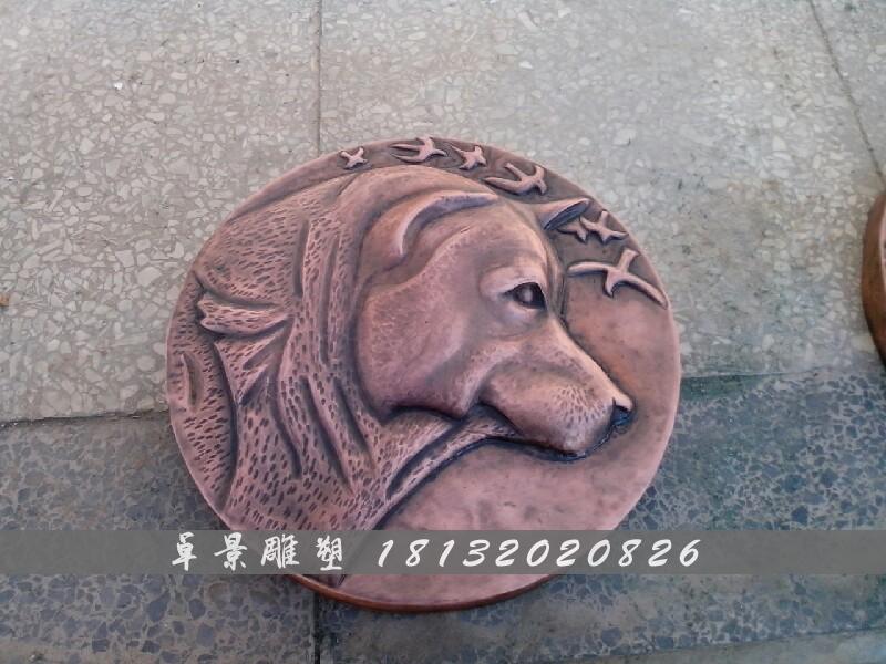 十二生肖銅浮雕，銅十二生肖浮雕 (3)