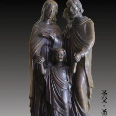 圣父圣母圣子銅雕，人物銅雕