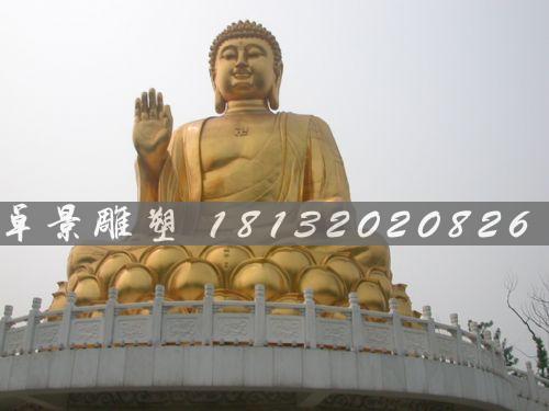 如來佛祖銅雕，鑄銅如來佛雕塑