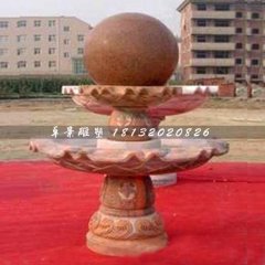 石頭風(fēng)水球，石雕風(fēng)水球雕塑