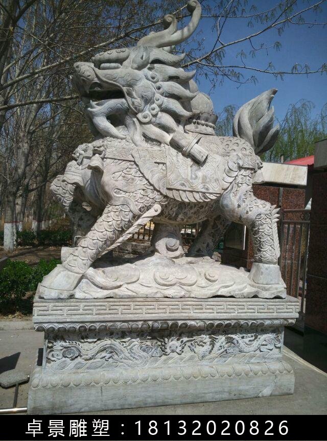 麒麟石雕，仿古麒麟石雕 (2)