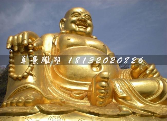 彌勒佛銅雕，銅佛像