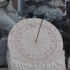 石頭日晷，石雕日晷雕刻