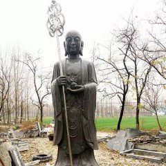 石佛像，地藏王菩薩石雕