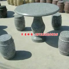 大理石桌子雕塑，大理石桌凳雕塑