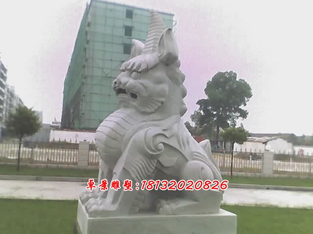 獨角獸石雕，法院獨角獸雕塑