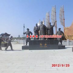 鄭和銅雕，鄭和下西洋銅雕