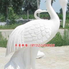 漢白玉仙鶴，石雕仙鶴