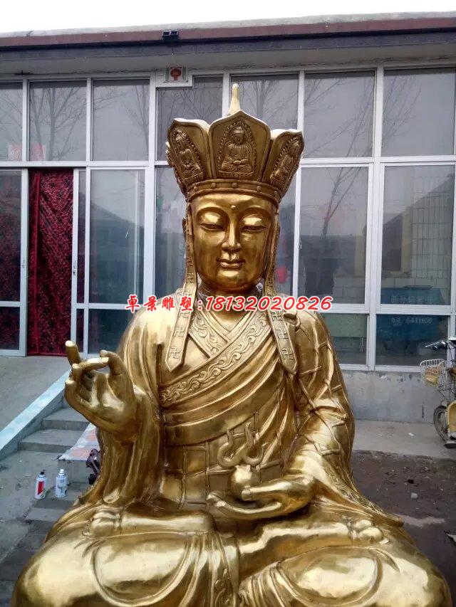 地藏王菩薩銅雕，鑄銅地藏王菩薩雕塑 (1)