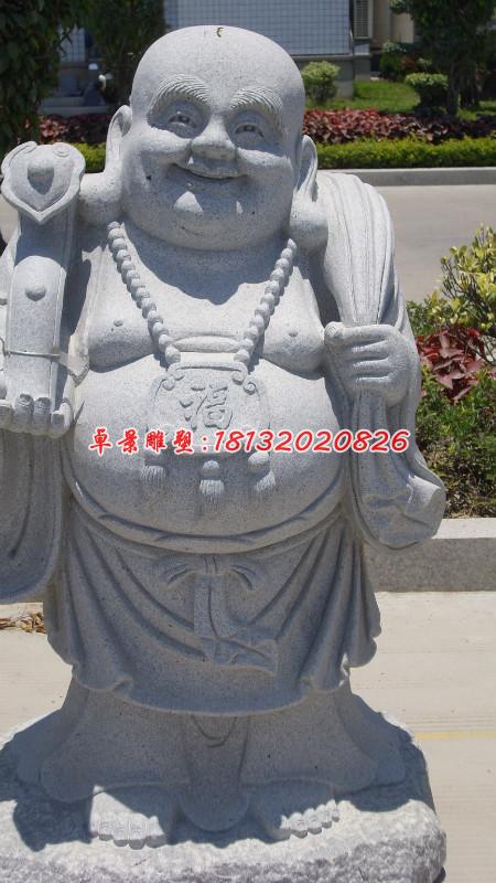 大肚彌勒佛雕塑，石雕佛像 (1)