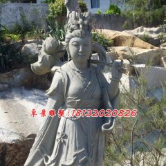 何仙姑石雕，石雕八仙雕塑